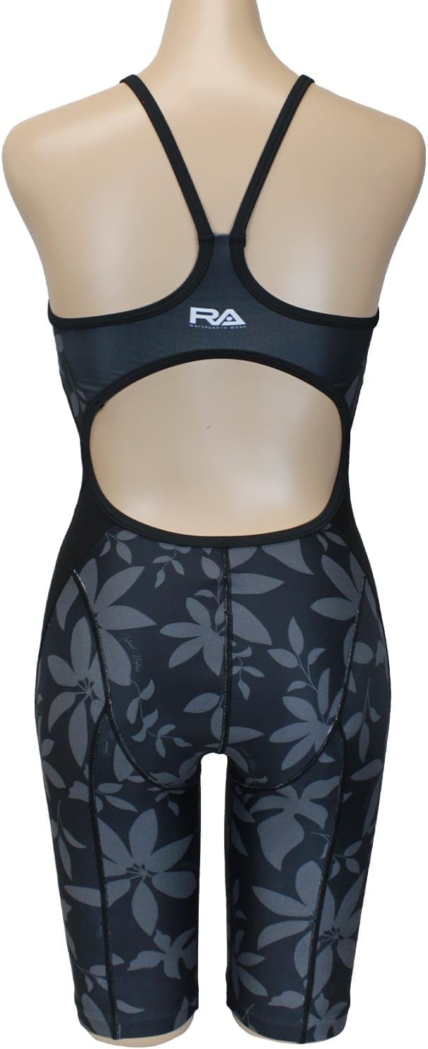 [アールエー] ワンピース水着 Night LEAVES 124-SNIGTP レディース ブラック/グレー