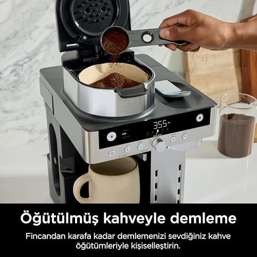 Ninja Prestige Dualbrew Filtre ve Kapsül Kahve Makinesi CFN802EU - Görsel 8