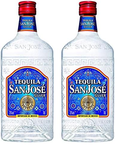 San Jose Silver Tequila, 700ml (Lot de 2)