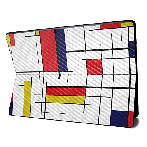 Image of MightySkins Carbon Fiber Skin for Microsoft Surface Pro X - Deco | Textured Carbon Fiber Finish | Easy to Apply, Remove, and Change Styles | Made in The USA