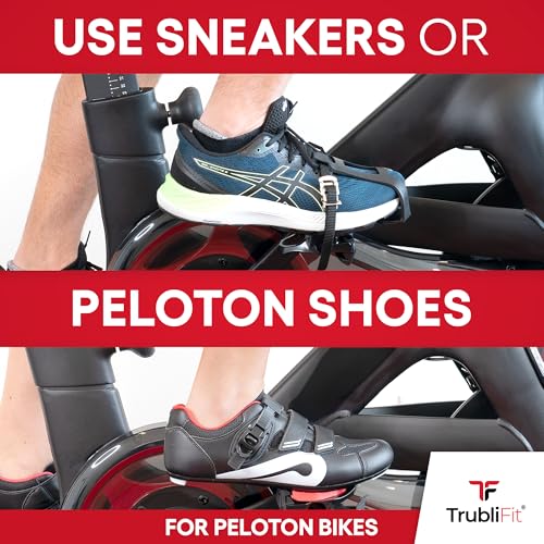 Image of Peloton in Sneakers - Dual Function Toe Cages for Peloton Bike & Bike+ - Converts Pedals - Pedals for Regular Shoes or Peloton Shoes - Fits All Peloton Bikes