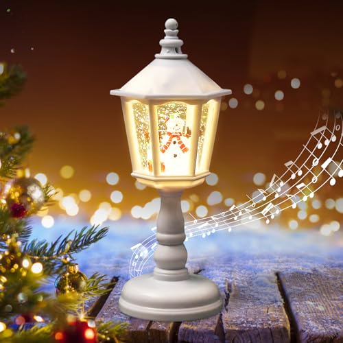 Schneekugel Weihnachten Mit Spieluhr Und Warmweißem LED Licht -...