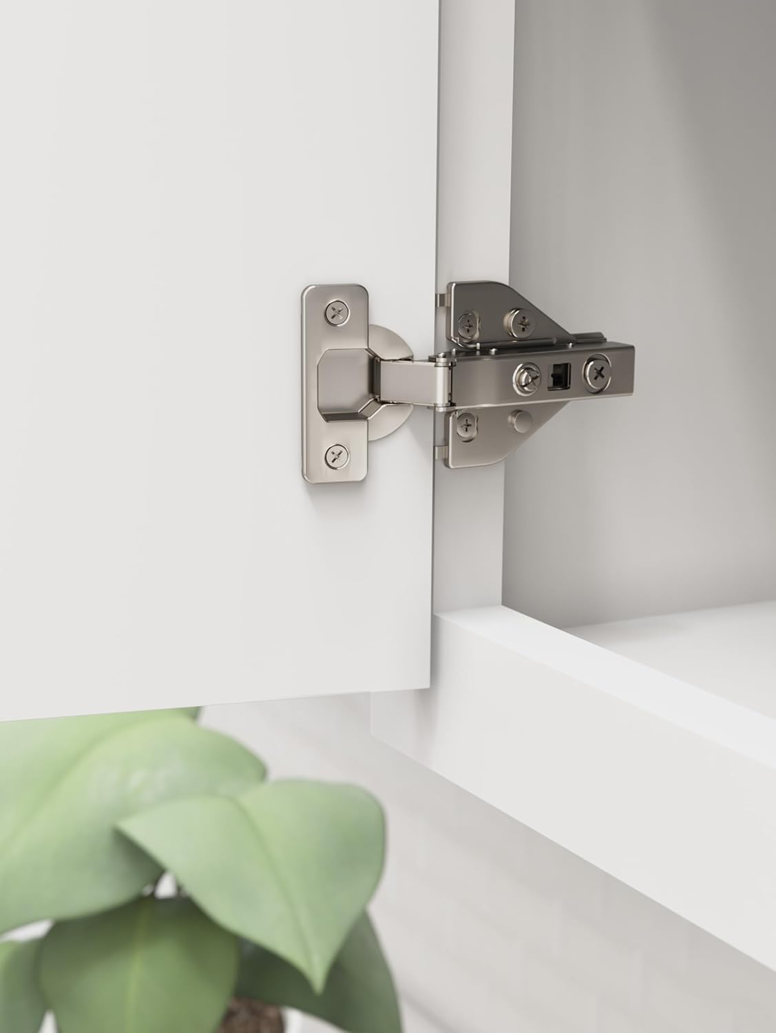 Amerock Self-Closing Cabinet Hinges - Nickel -2