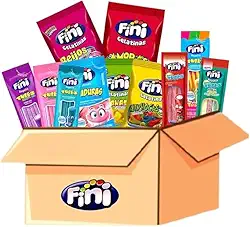 Kit Fini C/40 Pacotes Bala Tubes Gelatina Sortidas 15g