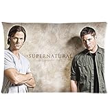 Pillowcase Supernatural TV Series Custom Rectangle Pillow Cases Covers Standard Size 20'x30' (one side)