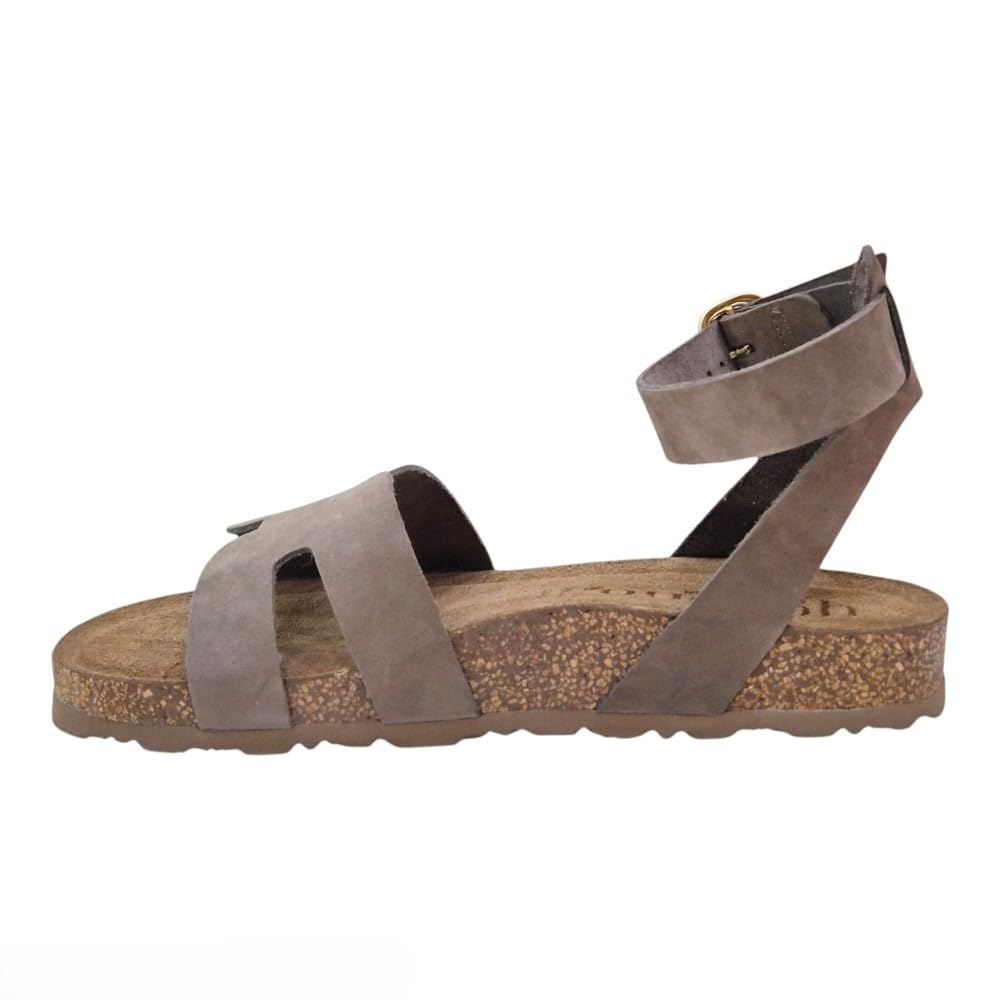 YOKONO - Sandalia de pala,casual,planta de gel,cierre mediante tira con hebilla,piel,de tiras al tobillo para: Mujer