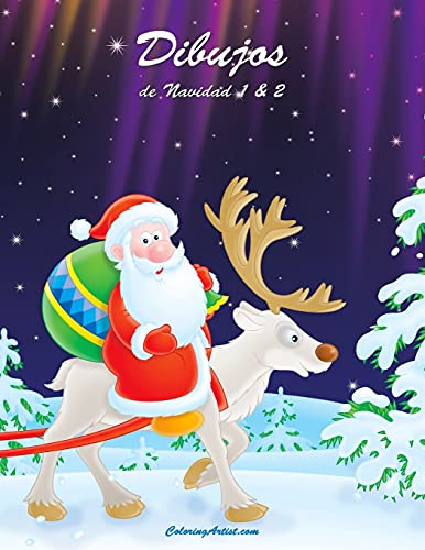 Dibujos de Navidad 1 & 2 (Spanish Edition)