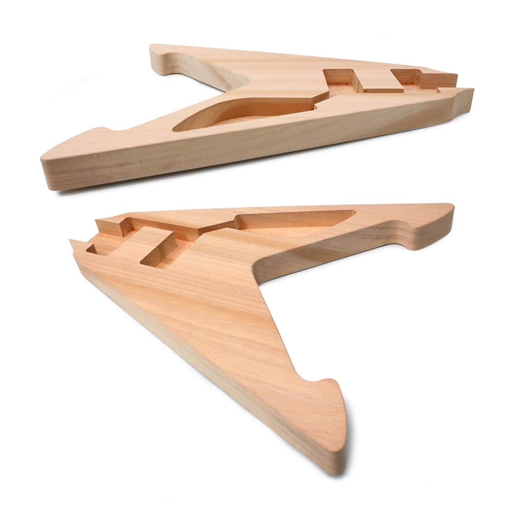 Amazon | WUQIMUSC DIY エレキギターキット Flying V ソリッドウッド