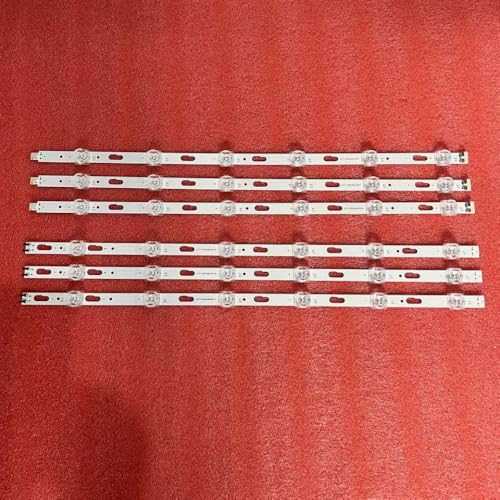 GHJtRs Tira de retroiluminación LED compatible con varios modelos GU50TU8079U UE50TU7105K UE50TU7095U UE50TU8005K UE50TU8002K UA50TU8000 UA50TU7000 UN50TU8000G(2 kit For 2 TV)