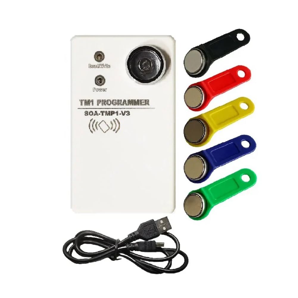 TM1 Duplicatore Fotocopiatrice RFID Portatile RW1990 TM1990 TM1990B Ibutton -1990A 125KHz EM4305 T5577 EM4100 Lettore di Schede TM,A