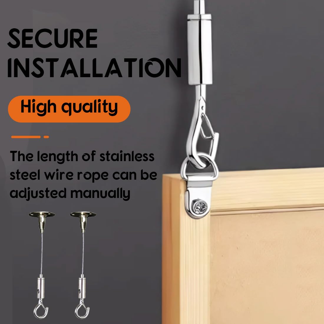 10 Ditali In Acciaio Inox M8 Per Cavi Metallici - SPEEDWOX - Foto 10