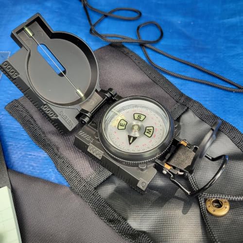 Kit de navegación con brújula tradicional militar Lensática - Todo lo necesario para navegación terrestre con brújula miniatura 3