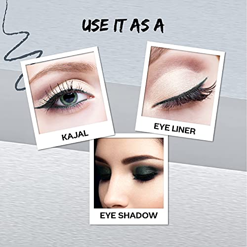 FACES CANADA Ultime Pro Longwear Eye Pencil - Dark Sparkle 03, 1.2 g | 8 Hr Long Stay | Smooth One Stroke Application | Intense Color Pay Off | Soft Blendable Formula | Smudge... - Image 5