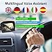 GPS Navigation for Car, 2025 Map 7 inch Touch Screen Car GPS, Voice Turn Direction Guidance, Support Speed and Red Light Warning, Pre-Installed North America Lifetime map Free Update