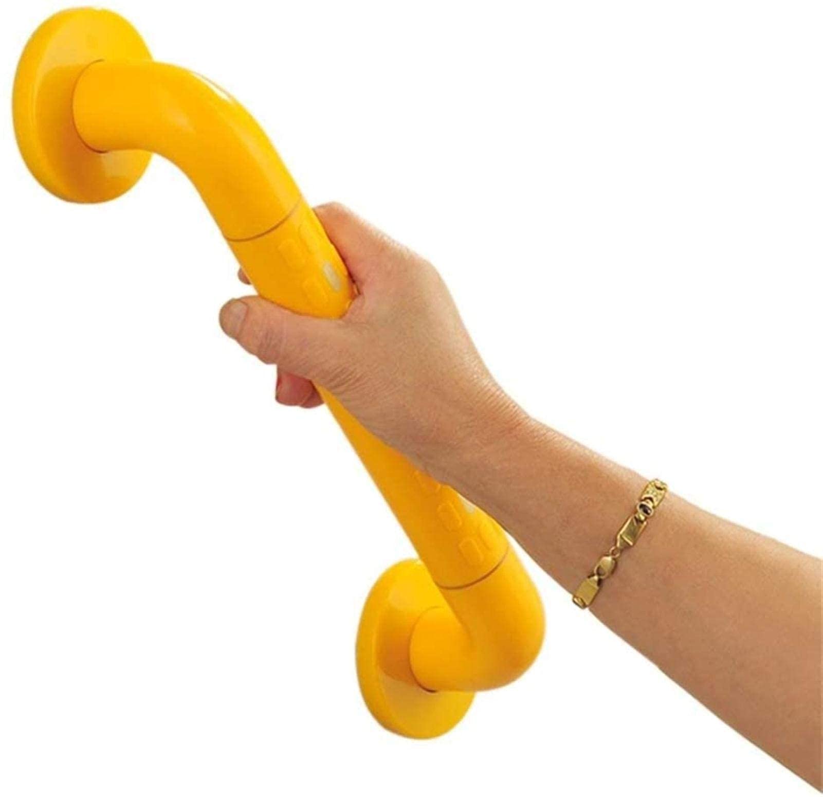 Fkxsxaz Yellow Grab Bars Bathroom Bathtub Safety Rails, High Stability Bar, Barrier-Free Lever, Toilet Booster Accessories,,30Cm,-30Cm