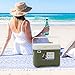 Aymzbd Cooler Box Insulated Box Portable Personal with Handle Small Ice Chest Ice Box for Outdoor Sport Drink Boat Commercial Party, Green