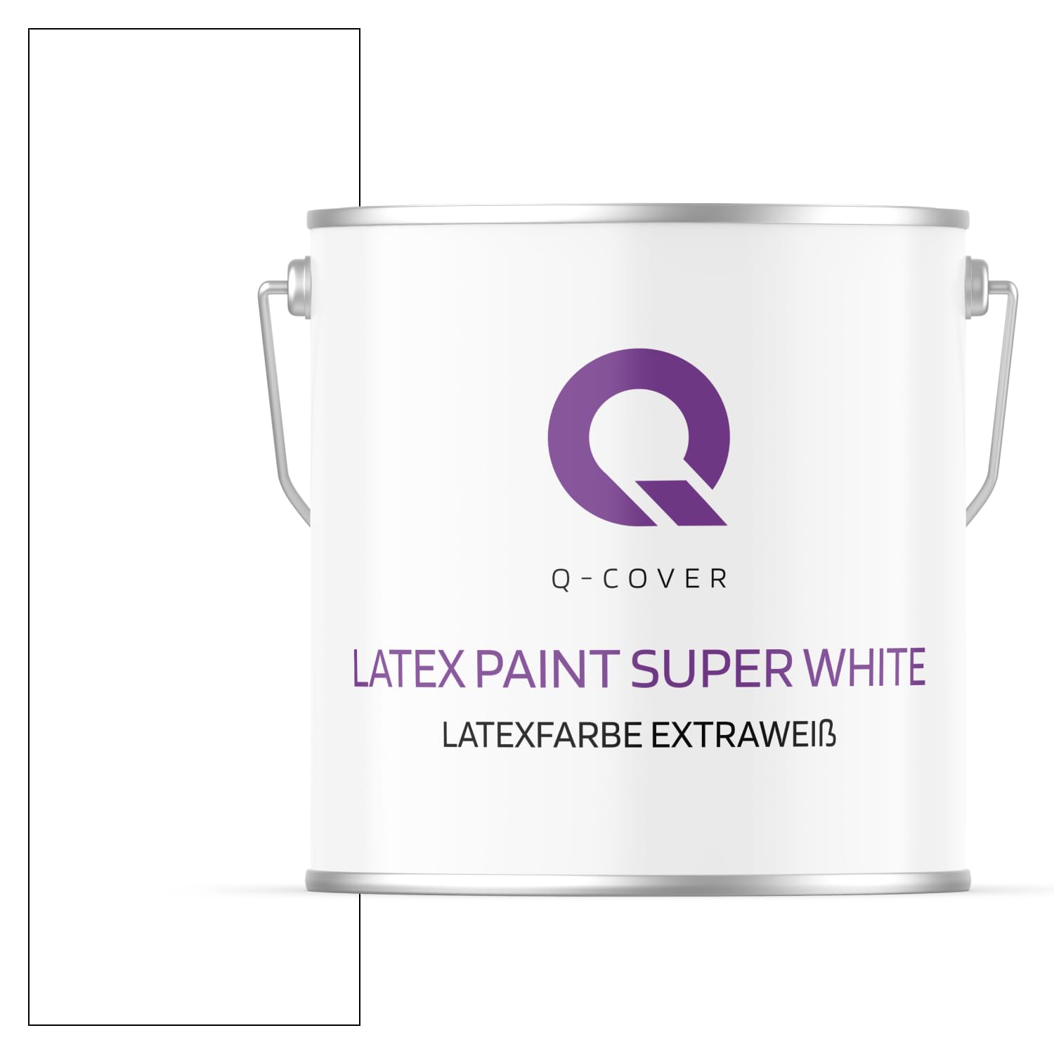 Latexfarbe Extraweiss 5L (ca.35m2) Innenfarbe Wandfarbe Deckenfarbe Klasse 3 Mattfarbe Für Allergiker Geruchlos Scheuerfest Hohe Deckkfraft