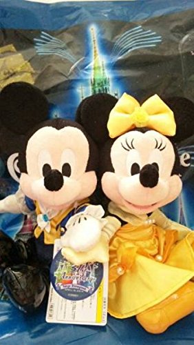 ●激レア●ディズニー ミッキー ミニー 31周年 美女と野獣 ペアぬいぐるみ Disney 東京ディズニーランド 31周年記念 ミッキー＆ミニー ペア