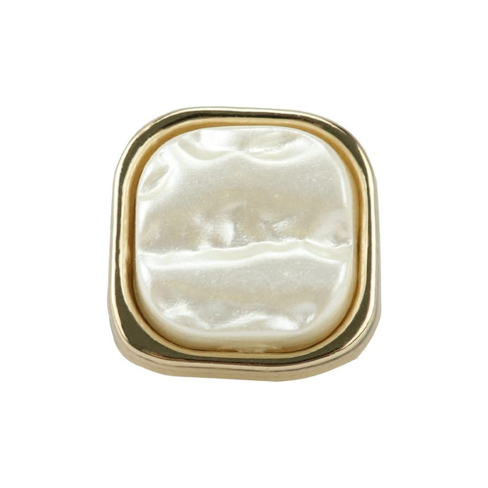 Bottoni, Bottoni Da Camicia In Metallo Quadrati Da 10 Mm Camicia Abbottonata Bianca Super Bella For Donna Bottoni Piccoli Su Colletto E Polsini Della Camicia 10 Pezzi Nero Verde ( Color : White )
