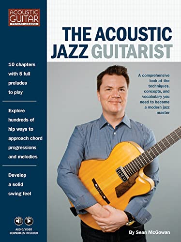 Bild: The Acoustic Jazz Guitarist: Acoustic Guitar Private Lessons Series Audio & Video Downloads in (Acoustic Guitarist Private Lessons): A Comprehensive ... You Need to Become a Modern Jazz Master f�r 37,50 EUR bei amazon.de