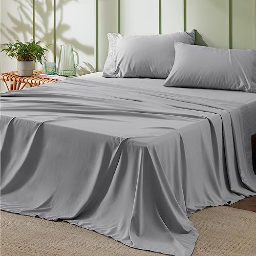 Bedsure Full Size Sheet Sets Soft Sheets for Full Size Bed, 4 Pieces