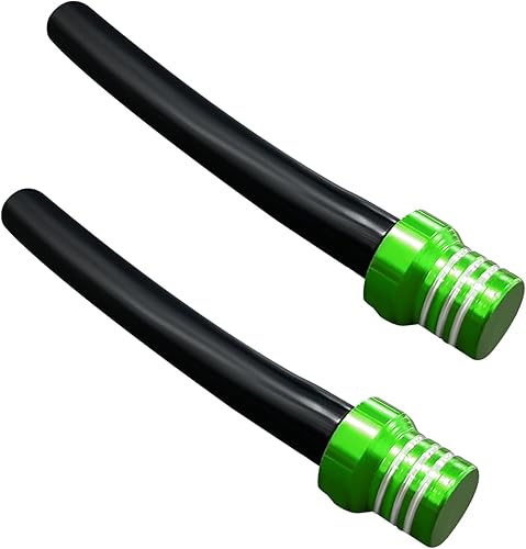 Miniatura 11 de Augeny 2 piezas de manguera de respiración para tapa de tanque de combustible, válvula de ventilación de tanque CNC de una vía con válvula de Rojo