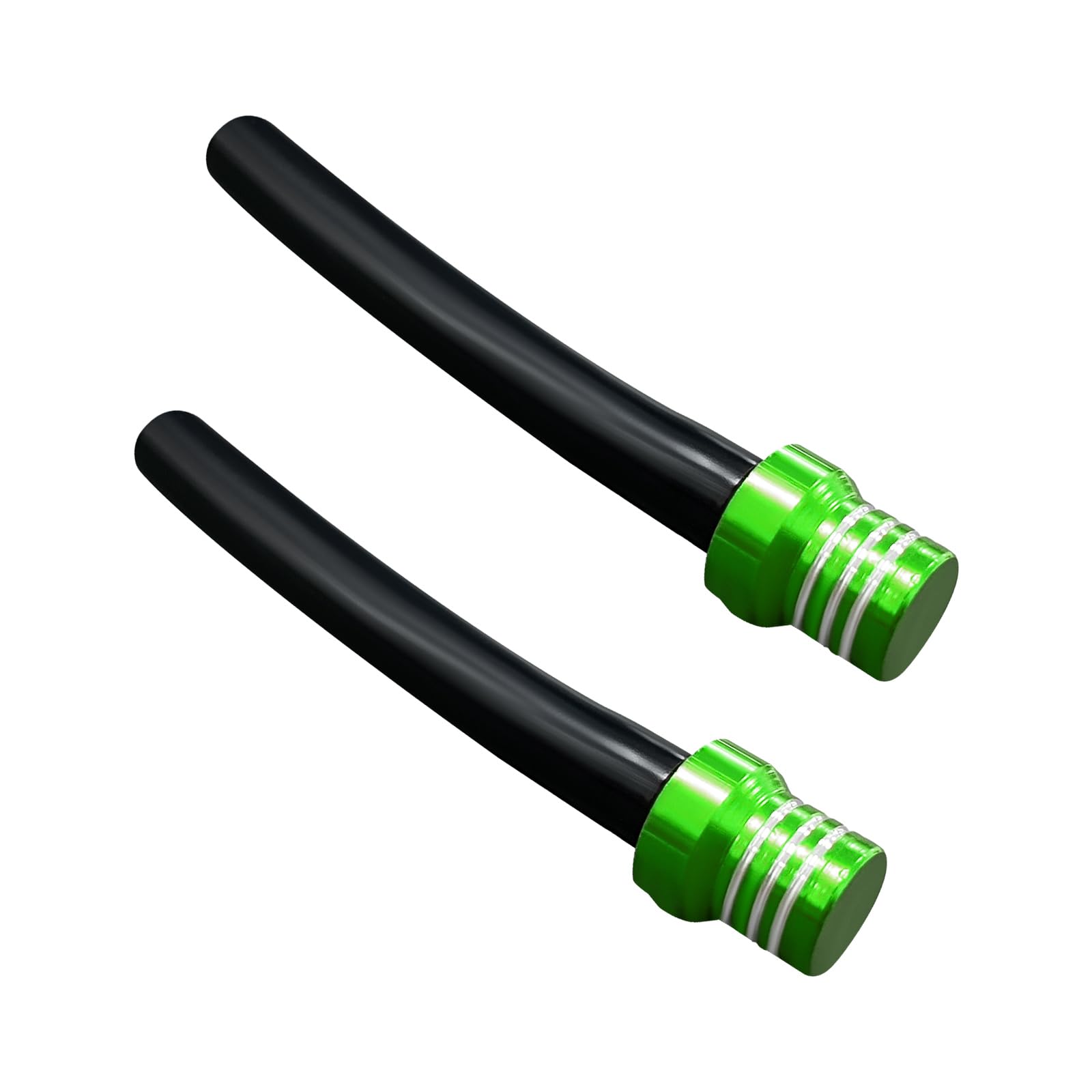 Augeny 2 PCS Breather Hose Gas Fuel Tank Cap, CNC One Way Tank Valve Vent Tube with Aluminum Breather Valve, Universal for ATV Quad CRF YZF RMZ KLX DRZ Pit Dirt Bike Motorcycle (Green)