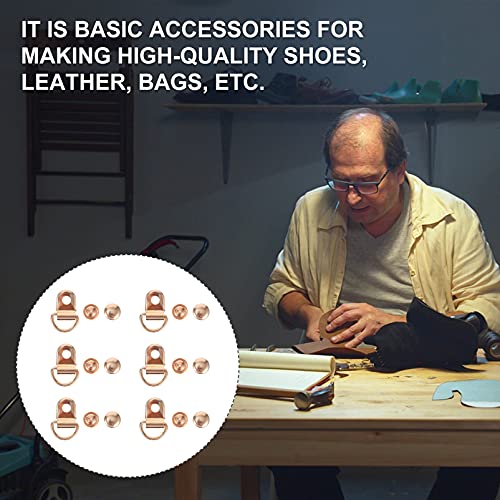 Ciieeo 30 set di ganci in metallo per lacci per