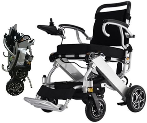 Bangeran-N32 Electric Power Wheelchair-Lightweight 50 lbs only Heavy Duty Supports 330 lbs Aircraft Grade Aluminum Alloy Frame Foldable Wheelchair Electric Power Propelled Portable