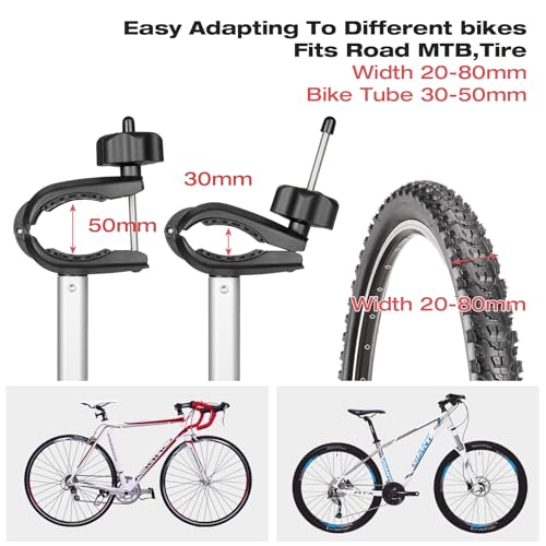 Bicycle Carrier for Towing Hitch 2 Bicycles E-Bike 60 kg Foldable, Car Bicycle Carrier Towing Hitch with Rear Light and Number Plate Holder, Lockable, Coupling Carrier for Ebike