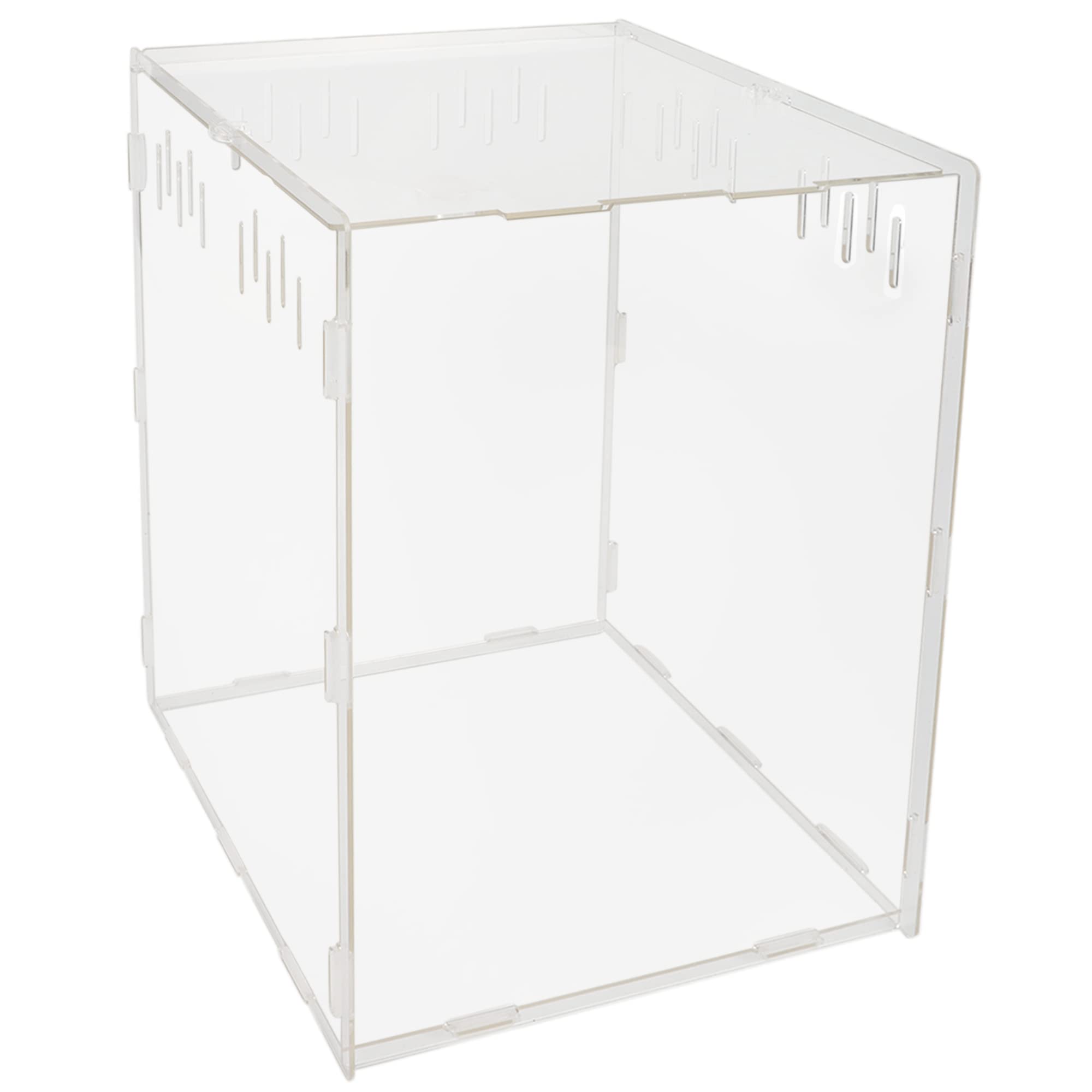 Terrarium Aus Acryl 40,6x27,9x15,2 Cm - Für Spinnen, Insekten & Kleine Reptilien