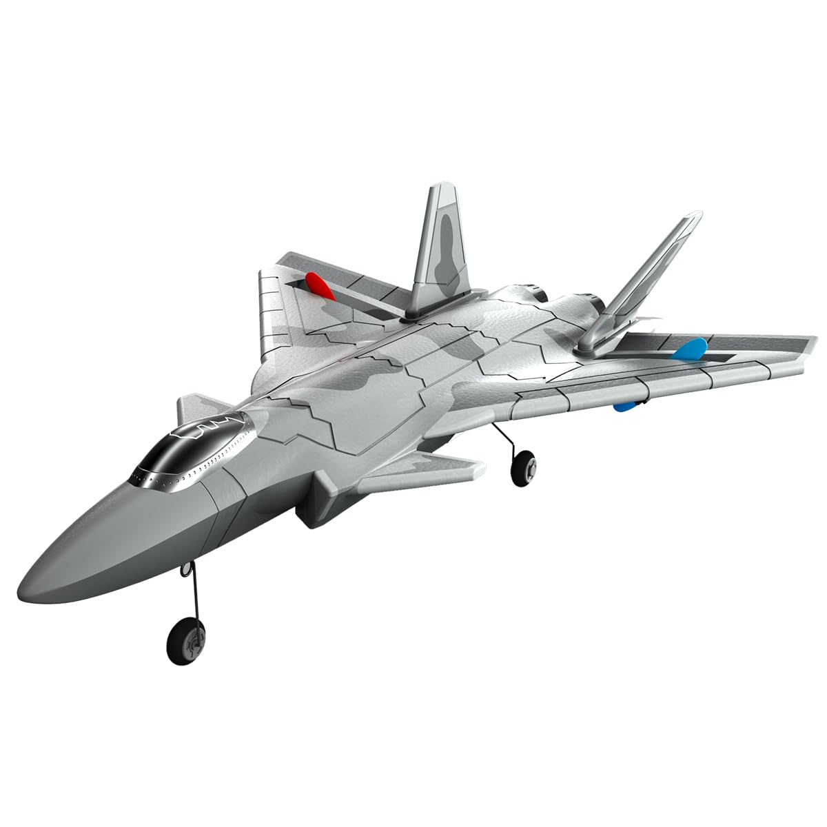 ECHOBBY Mini RC Airplane J20 Scale Model Aircraft 255mm Wingspan EPP Foam RTF Set