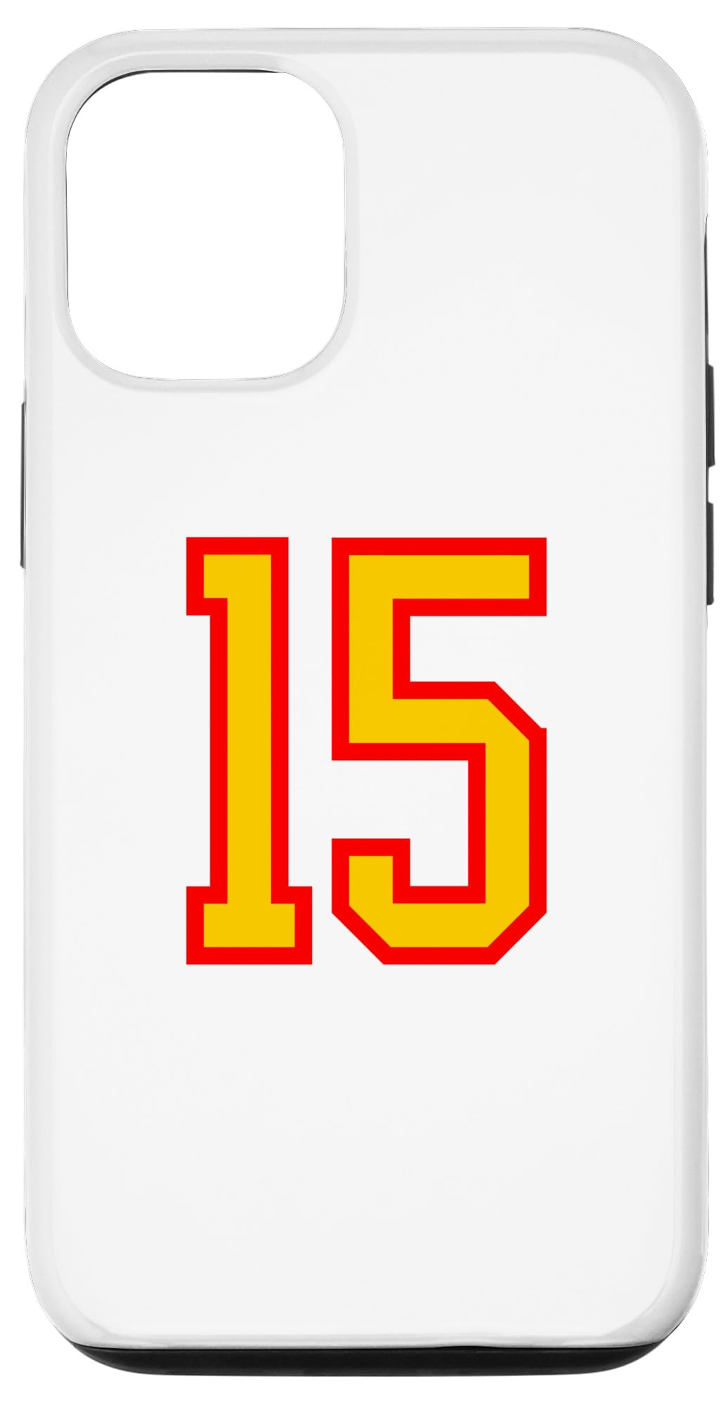 Amazon.com: iPhone 13 Pro Number #15 Red Yellow Varsity