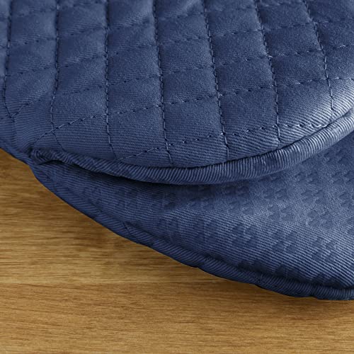KitchenAid Asteroid Mini Oven Mitt Set, 5.5"x8", Blue Willow, 2 Piece - image 3