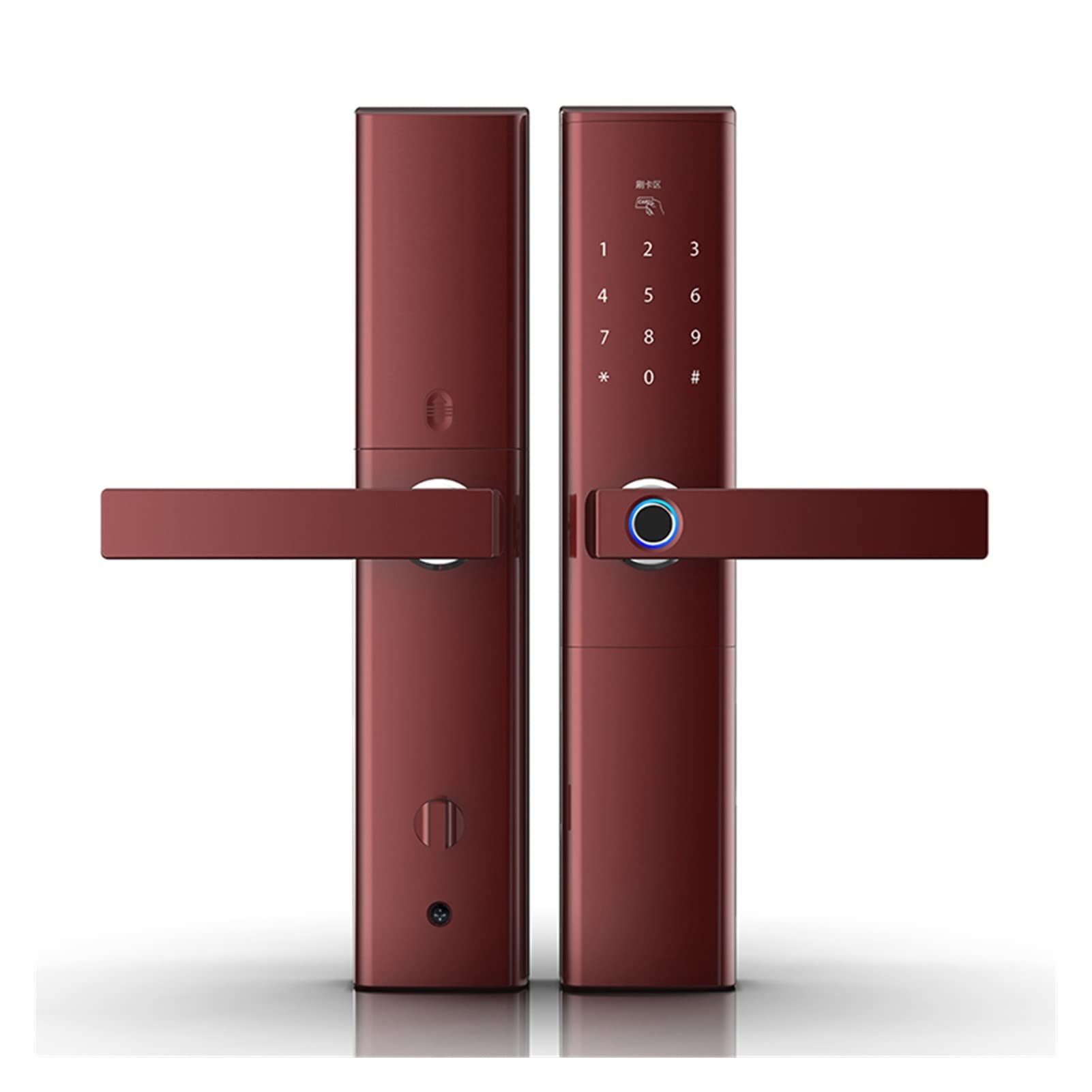 DRAUXI Waterproof Bluetooth WiFi Fingerprint Smart Lock,Electronic Intelligent Biometric Door Lock Home/Bedroom/Office