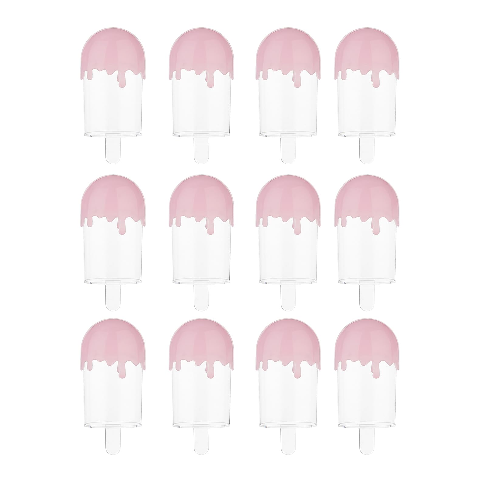 Tsophreniq 12pcs Lovely Ice Cream Small Suitcases Party Decoration Boxes for Wedding Supplies and Party Treats Storage Ornament Multipurpose Candy Boxes