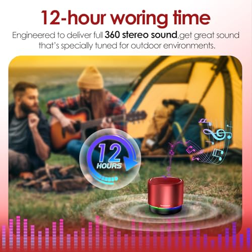 Image of Portable Bluetooth Speaker Mini Speakers, Wireless, HD Microphone