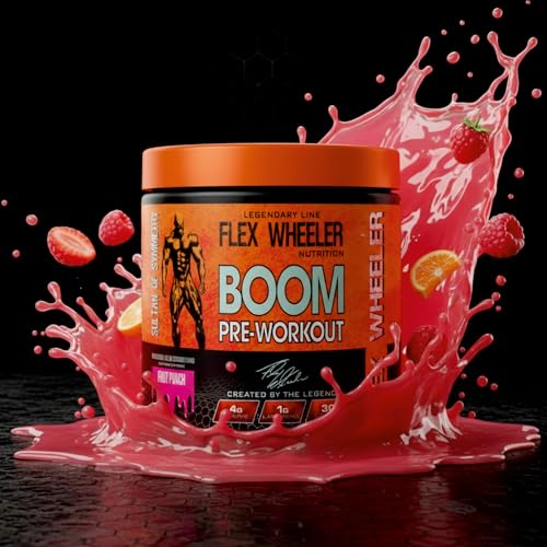 Image of Boom Pre Workout | 225g (30 Serving, Blue Raspberry)