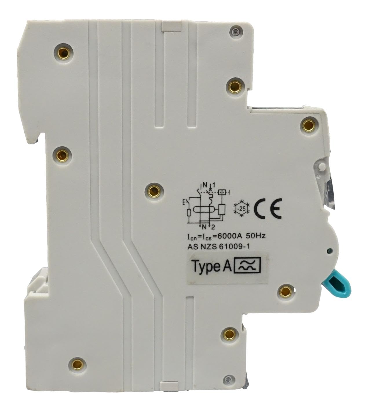 Carré Rouge - Disjoncteur Différentiel Vijji 2P 20A 30mA de Type A Spécial Chargeur Mobile pour Prises Renforcées, Courbe C, IP20 - Fabrication Française