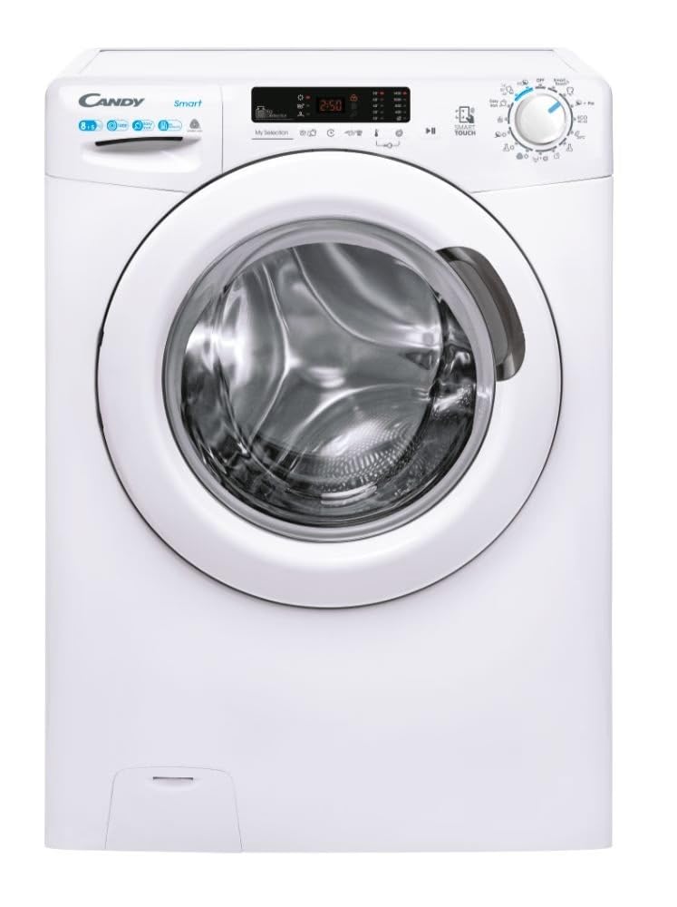 Lavasciuga Smart Candy CSWS4852DE/1-88 8+5 Kg 1400 Giri Carico Frontale 15 Programmi Vapore Libera Installazione Classe E