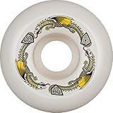 Powell Peralta Dragon Formula スケートボードホイール 88A、ホワイト、A2、56mm x 40mm。