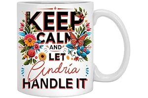 Keep Calm and Let Andria Handle It Birth Flower Mug