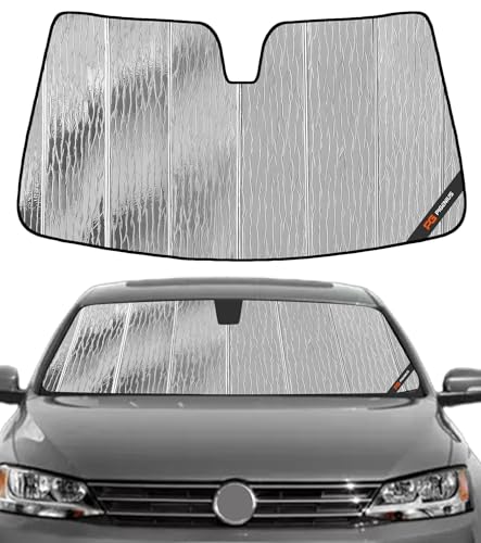 Pigenius Windshield Sunshade for Volkswagen Jetta 2011-2018 Front Window Shade - AstraGuard