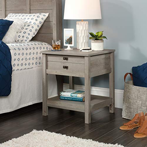 Sauder Cottage Road Night Stand, Beside Table, End Table with Storage, in Mystic Oak Finish - Image 2