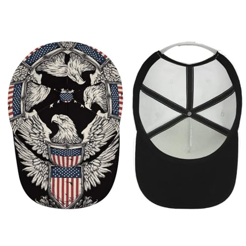 Adult Men's Stretch Fit Baseball Cap Dad Cap for Hiking Tennis Gym3