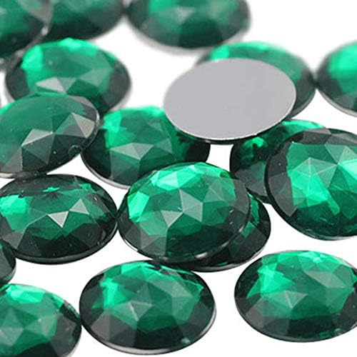 13mm Flat Back Round Acrylic Rhinestones Plastic Gems for Jewelry Making Costume Jewels Cosplay Embelishments - Image 2