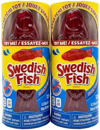 Swedish Fish Scented Squishy Fidget (2-Pack Bundle) – Officially Licensed Stretchable Stress Relief Item for Teens Ages 13+ and Adults image 5