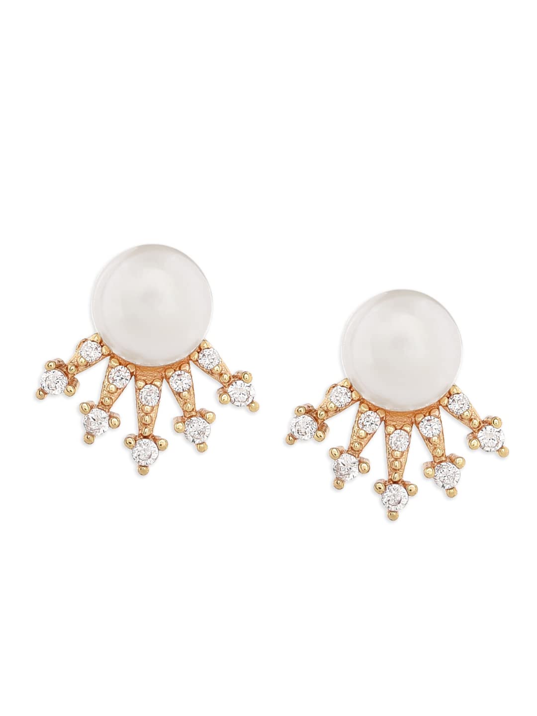 See full amazon price history chart for Zaveri Pearls White Freshwater Pearl & Cubic Zirconia Brass Studs Earring For Women-ZPFK11392 Zaveri Pearls White Freshwater Pearl & Cubic Zirconia Brass Studs Earring For Women-ZPFK11392 (B09K5NN43W) Amazon Price History, Amazon Price Tracker