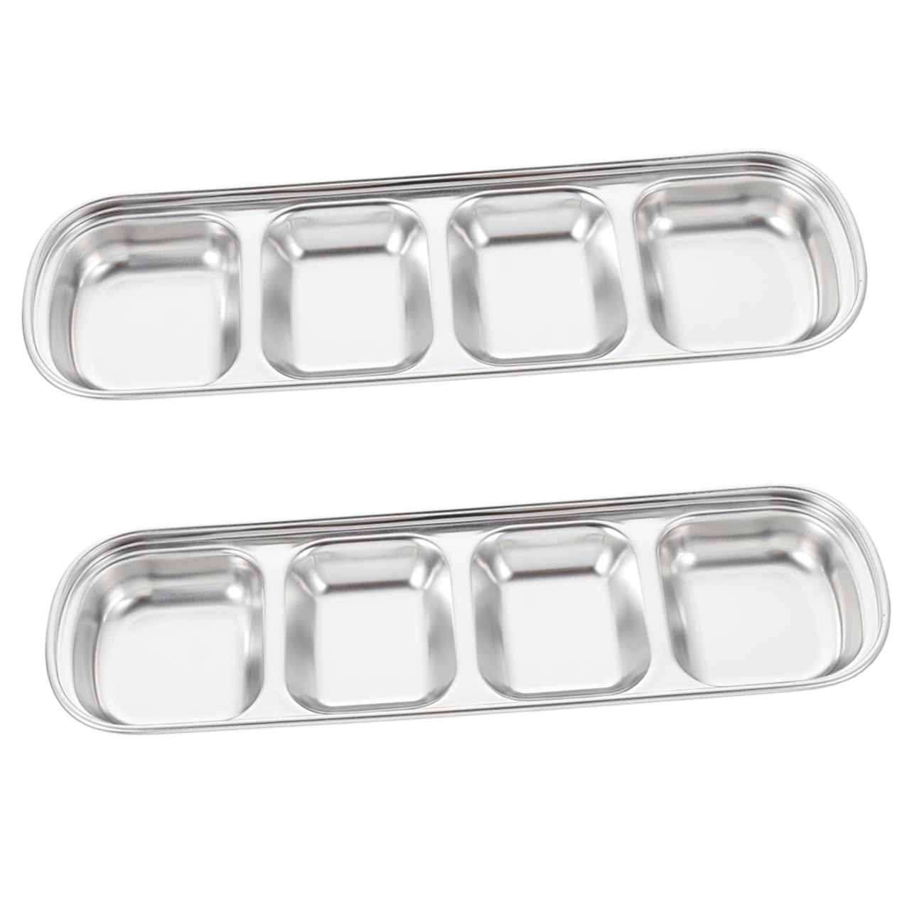 OFFSCH Korean Food Dishes Set Dipping Sauce Plates Soy Sauce Dishes Condiment Tray for Sushi