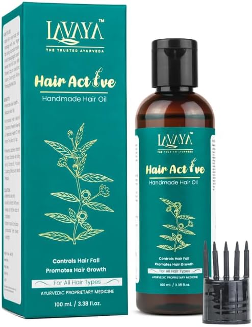 - Hair Active oil for Men & Women โ Promotes Hair Growth & Reduces Hair Fall with Amla, Bhringraj, Brahmi & Coconut Oil | Free from Mineral oil & Parabens | Natural Hair Care for Stronger Hair (100ml )
